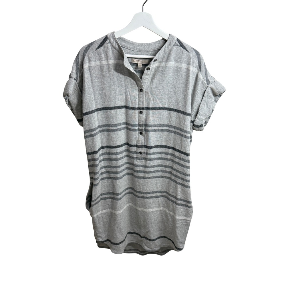 Banana Republic‎ Heritage Collection Striped Tunic Shirt Dress Minimalist Boho M